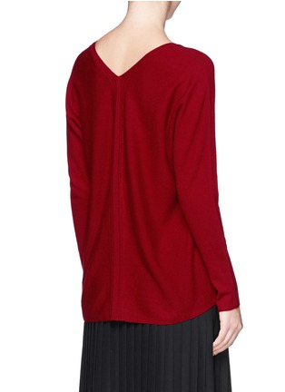 Back View - Click To Enlarge - VINCE - Round hem cashmere sweater