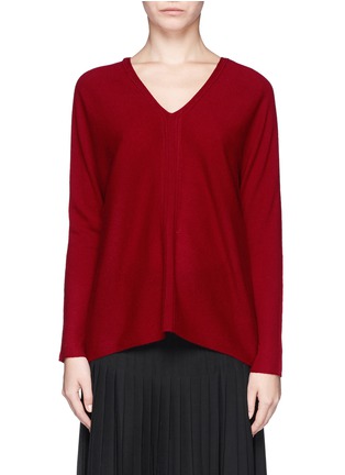 Main View - Click To Enlarge - VINCE - Round hem cashmere sweater