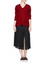 Figure View - Click To Enlarge - VINCE - Round hem cashmere sweater