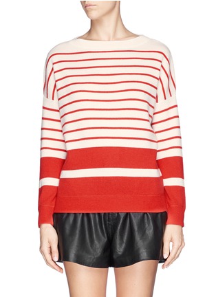 Main View - Click To Enlarge - VINCE - Stripe cashmere sweater
