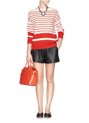 Figure View - Click To Enlarge - VINCE - Stripe cashmere sweater