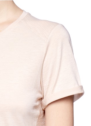 Detail View - Click To Enlarge - VINCE - Heathered back cotton T-shirt