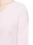 Detail View - Click To Enlarge - VINCE - Wool-cashmere waffle knit sweater
