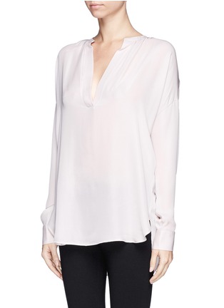 Front View - Click To Enlarge - VINCE - Silk blouse