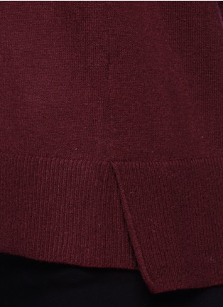 Detail View - Click To Enlarge - VINCE - Split side cashmere sweater
