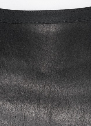 Detail View - Click To Enlarge - HELMUT LANG - Leather skirt