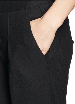 Detail View - Click To Enlarge - HELMUT LANG - 'Sonar' pleat slouch wool pants 