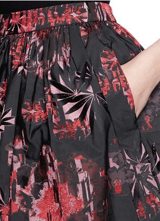 Detail View - Click To Enlarge - ALICE & OLIVIA - 'Pia' jacquard pouf skirt