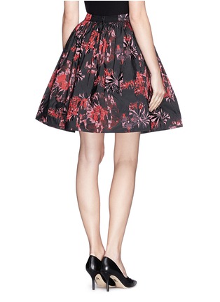 Back View - Click To Enlarge - ALICE & OLIVIA - 'Pia' jacquard pouf skirt