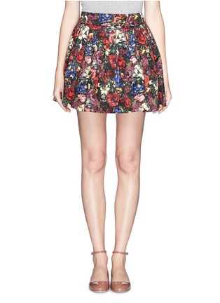 Main View - Click To Enlarge - ALICE & OLIVIA - 'Fizer' box pleat skirt