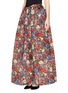 Front View - Click To Enlarge - ALICE & OLIVIA - 'Tina' floral print maxi skirt