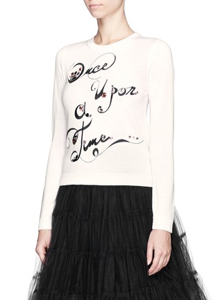 Front View - Click To Enlarge - ALICE & OLIVIA - 'Once upon a time' sweater