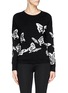 Main View - Click To Enlarge - ALICE & OLIVIA - Butterfly intarsia wool sweater 