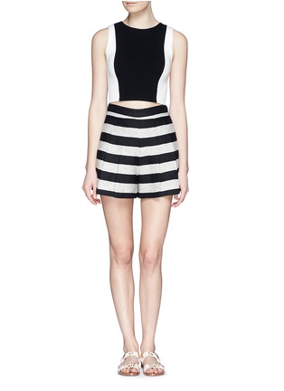 Figure View - Click To Enlarge - ALICE & OLIVIA - Sleeveless cropped top