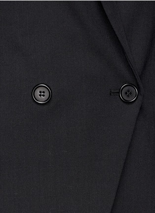 Detail View - Click To Enlarge - THEORY - 'Elkaey W' wool blend double breasted blazer