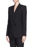 Front View - Click To Enlarge - THEORY - 'Elkaey W' wool blend double breasted blazer