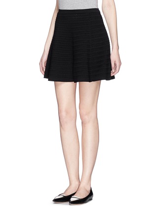 Front View - Click To Enlarge - THEORY - 'Rortie' prosecco flare skirt