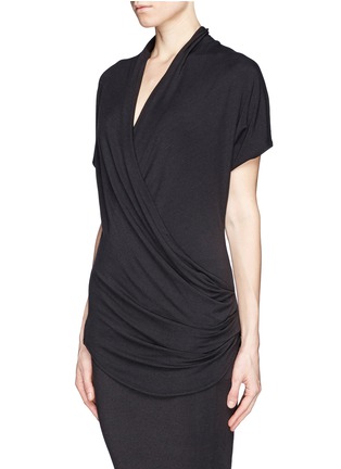 Front View - Click To Enlarge - HELMUT HELMUT LANG - Short sleeve drape top