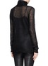 Back View - Click To Enlarge - HELMUT LANG - Fine mohair turtleneck sweater