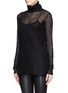 Front View - Click To Enlarge - HELMUT LANG - Fine mohair turtleneck sweater