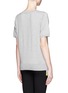 Back View - Click To Enlarge - SACAI LUCK - Lace underlay knit top