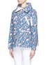 Front View - Click To Enlarge - SACAI LUCK - Floral print cotton jacket