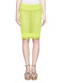 Main View - Click To Enlarge - SACAI LUCK - Lace trim knit pencil skirt