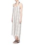 Figure View - Click To Enlarge -  - Melissa lizard print satin maxi dress