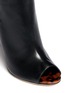 Detail View - Click To Enlarge - SERGIO ROSSI - Tortoiseshell heel cutout leather booties