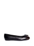 Main View - Click To Enlarge - SERGIO ROSSI - Bow front ballerina flats