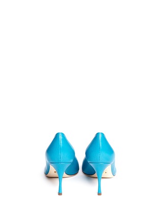 Back View - Click To Enlarge - SERGIO ROSSI - Godiva textured leather pumps