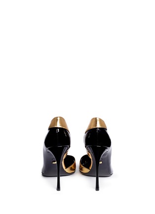 Back View - Click To Enlarge - SERGIO ROSSI - Ying Yang patent pumps