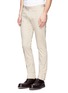 Front View - Click To Enlarge - ACNE STUDIOS - Asymmetric back pocket cotton-blend chinos