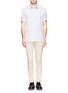 Figure View - Click To Enlarge - ACNE STUDIOS - Asymmetric back pocket cotton-blend chinos