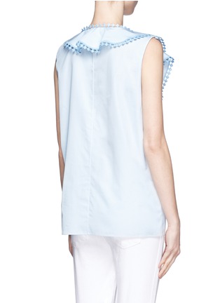 Back View - Click To Enlarge - CHLOÉ - Ruffle tier cotton top