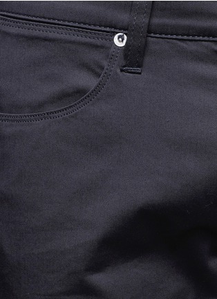 Detail View - Click To Enlarge - ACNE STUDIOS - Max satin stretch slim-leg cotton pants