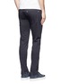 Back View - Click To Enlarge - ACNE STUDIOS - Max satin stretch slim-leg cotton pants