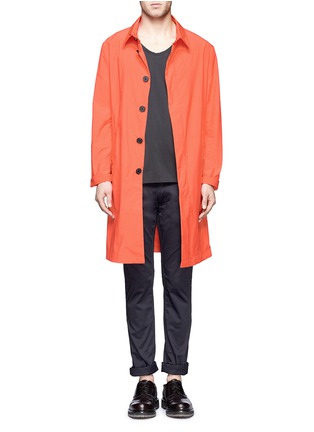 Figure View - Click To Enlarge - ACNE STUDIOS - Max satin stretch slim-leg cotton pants