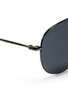 Detail View - Click To Enlarge - GUCCI - Wire aviator sunglasses