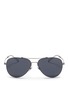 Main View - Click To Enlarge - GUCCI - Wire aviator sunglasses