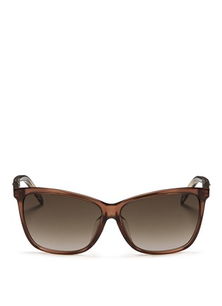 Main View - Click To Enlarge - GUCCI - Twist temple acetate sunglasses