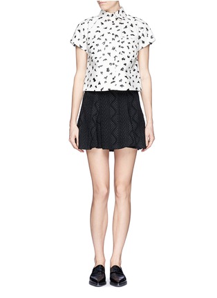 Figure View - Click To Enlarge - ALICE & OLIVIA - 'Sibel' flare skirt 