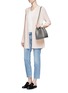 Figure View - Click To Enlarge - HELMUT LANG - Cotton-cashmere open front cardigan