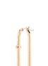 Detail View - Click To Enlarge - PHYNE BY PAIGE NOVICK - Diamond pavé 18k gold oval hoop earrings