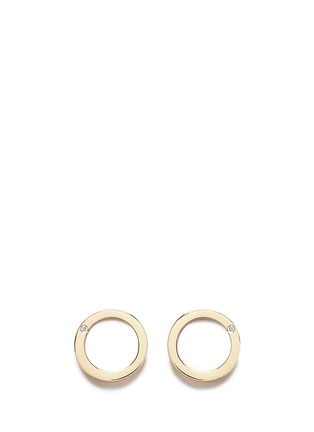 Main View - Click To Enlarge - PHYNE BY PAIGE NOVICK - Diamond 18k yellow gold earrings