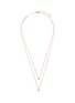 Main View - Click To Enlarge - MESSIKA - 'My Twin' diamond 18k rose gold tiered necklace
