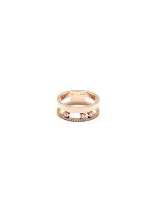 Main View - Click To Enlarge - MESSIKA - 'Move Romane' diamond 18k rose gold ring