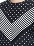 Detail View - Click To Enlarge - STELLA MCCARTNEY - 'Louisa' stripe polka dot print silk top