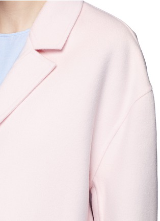 Detail View - Click To Enlarge - MS MIN - Notched lapel wool coat