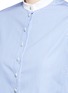 Detail View - Click To Enlarge - ALEXANDER MCQUEEN - Peplum hem stripe poplin shirt dress